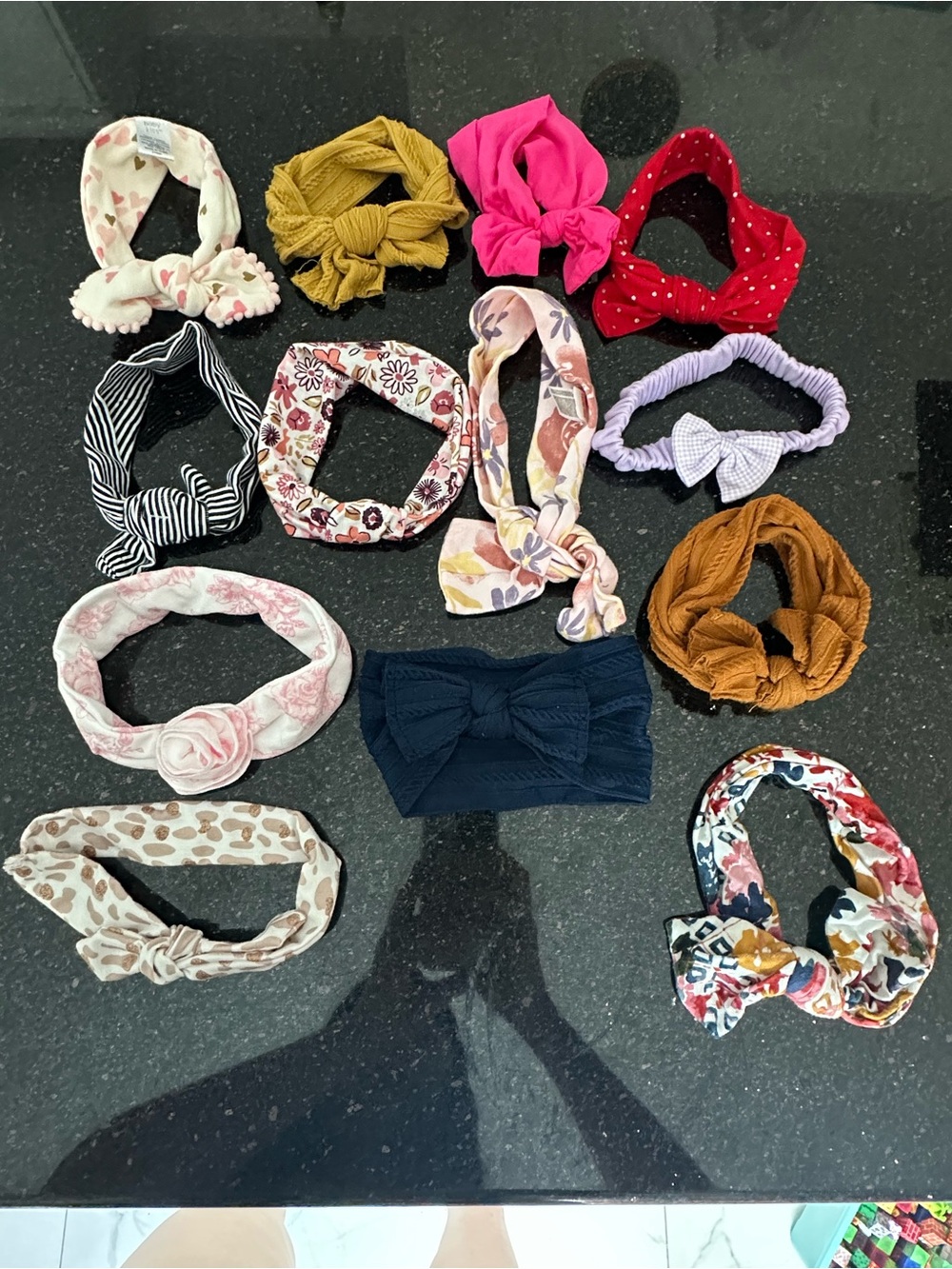 Lots of Baby Girl Headbands Newborn
Infant Bow Hair Bands Set